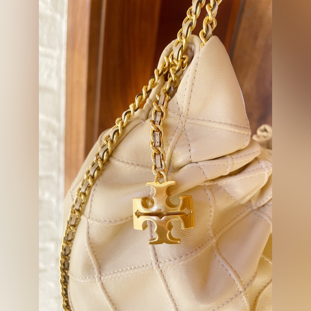 Tory Burch Mini Fleming Soft Hobo Bag | New - Picture 15 of 16